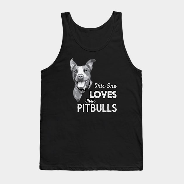 This One Loves Their Pitbulls Tank Top by astralprints